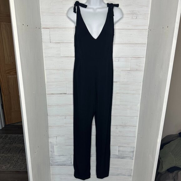 For Love and Lemons Womens Midnight Tide Jumpsuit Romper in Black Size Medium - Picture 2 of 11